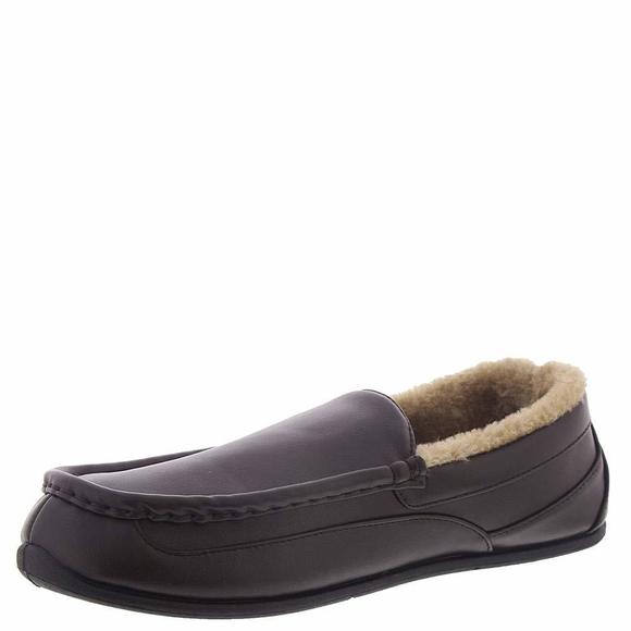 Deer Stags Men's Spun Slipper, Dark Brown, US Men's 13 Wide - Picture 4 of 7